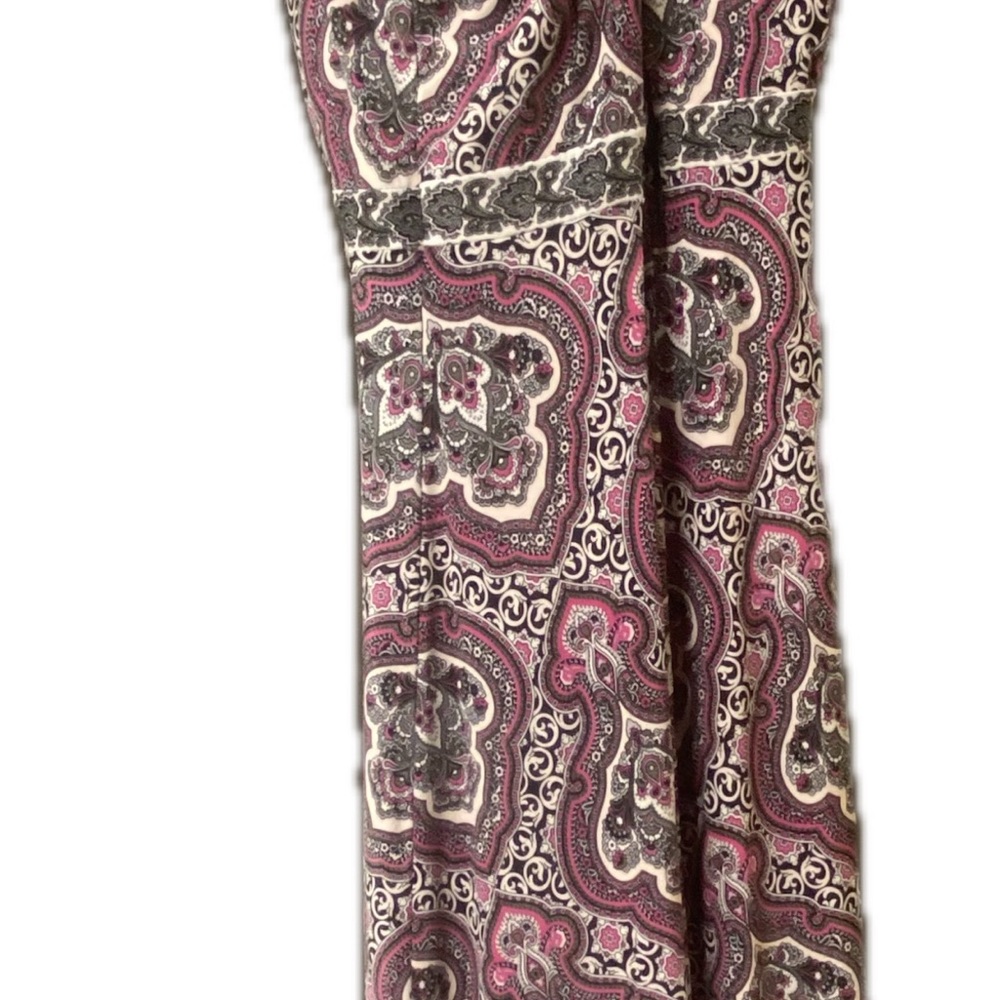 INC International Concepts Asymmetrical Dress - Pink and Gray